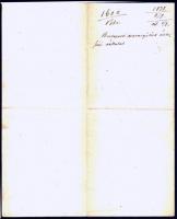 1873 a Budapesti Csavargőzös Átkelési Vállalat fejléces, német nyelvű levele, bélyegzővel