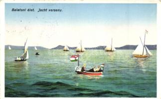Balaton, jachtverseny, vitorlások, yachtok (EK)