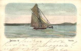 Balaton, vitorlás, Kampmann & Co. kiadása (EK)