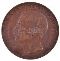 Olaszország 1911R 10c Cu "50 éves a királyság" T:2,2- kis ph.
Italy 1911R 10 centesimi Cu...