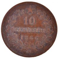 Olaszország 1866M 10c "II. Viktor Emánuel" T:2  Italy 1866M 10 Centesimi "Vittorio Emanuele II" C:XF  Krause KM# 11.1