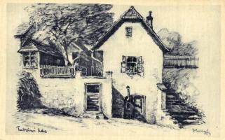 Budapest I. Tabán, Gellérthegyi viskók s: Helbing (EK)