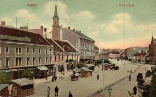 Sopron, Várkerület, Szálloda a Fehér Rózsához, Kereskedelmi Bank (vágott / cut)