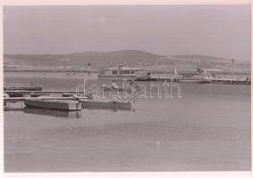 cca 1960 Velencei-tó, 2 db vintage negatív mai nagyítása, 18x25 cm