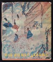 Libuse Bohácková: Die Kunst Japans. Praha, 1961. Artia, német nyelven, vászon kötésben, sérült papírborítóval / in German language, cloth binding with damaged paper cover