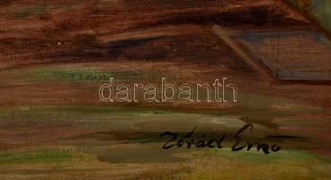 Zórád jelzéssel: Schafergasse. Olaj, vászon, keretben, 60×50 cm