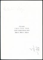 Pataki Ágnes (1951- ) modell portréja, fotó, hátulján feliratozva, pecséttel jelzett, 17,5×12,5 cm