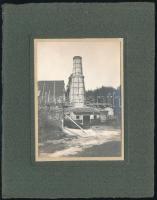 1913 Brioni, mészégető, fotó, kartonra ragasztva, 11×8 cm