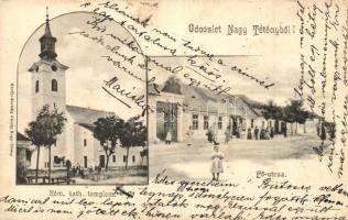 Budapest XXII. Nagytétény, Római katolikus templom, Fő utca, kiadja Szakály Károly