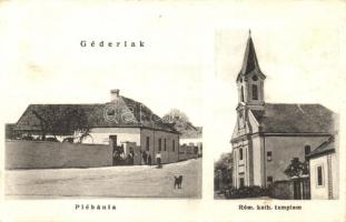 Géderlak, Római katolikus templom, plébánia (EK)