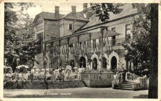 Nyíregyháza, Sóstógyógyfürdő; étterem, kerthelyiség (EK)