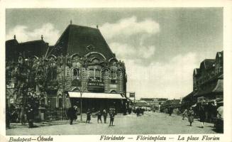 Budapest III. Óbuda, Flórián tér, Weisz S. Sámuel üzlete, vaskereskedés (EK)