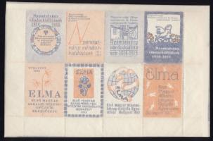 1915 ELMA 16db-os levélzáró kisív