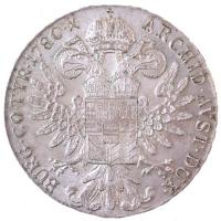 Ausztria 1780SF Tallér Ag "Mária Terézia" utánveret T:1- apró ph.  Austria 1780SF Thaler Ag "Maria Theresia" restrike C:AU tiny edge error