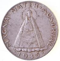 Ausztria 1935. 5Sch Ag "Madonna - Magna Mater Austriae" T:2 
Austria 1935. 5 Schilling Ag...