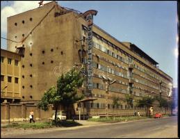 1975 Budapest, képriport a Magyar Édesipar fellegváráról a budafoki úti csokigyárról, 86 db szabadon felhasználható vintage negatív, 6x7 cm