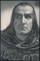 Melis György (1923-2009) operaénekes fotója, 13x9 cm.