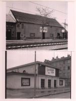 cca 1973 Budapest, 13 mozi utcai homlokzata, korabeli felvételek mai nagyítása, 10x15 cm