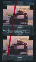 1991 2 db "Balaton ferry" telefonkártya, bontatlan csomagolásban