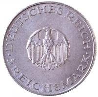 Németország / Weimar köztársaság 1929A 3M Ag "Gotthold Lessing születésének 200. évfordulója" T:2 Germany / Weimar Republic 1929A 3 Mark Ag "200th Anniversary - Birth of Gotthold Lessing" C:XF KM#60