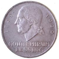 Németország / Weimar köztársaság 1929A 3M Ag "Gotthold Lessing születésének 200. évfordulója&qu...