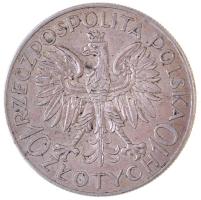 Lengyelország 1933. 10Zl Ag "Sobieski János győzelme a törökök felett" T:2-  Poland 1932. 10 Zlotych Ag "Jan III Sobieski's Victory Over the Turks" C:VF  Krause Y#22