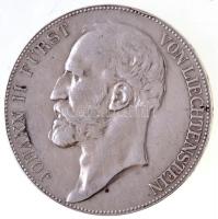 Lichtenstein 1904. 5K Ag "II. János herceg" T:2,2- 
Lichtenstein 1904. 5 Kronen Ag "...