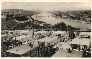 Budapest I. Gellérthegy, Kioszk, vendéglő, látkép (EK)