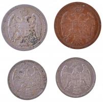 Szerbia 1884H 10p Cu-Ni + 1904. 2p Br + 5p Cu-Ni + 1912. 5p Cu-Ni T:2,2-
Serbia 1884H 10 Para Cu-Ni...