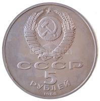 Szovjetunió 1988. 5R Cu-Ni Szent Zsófia Katedrális Kijevben T:1(PP) Soviet Union 1988. 5 Roubles Cu-Ni St. Sophia Cathedral in Kiev C:UNC(PP)  Krause Y#219