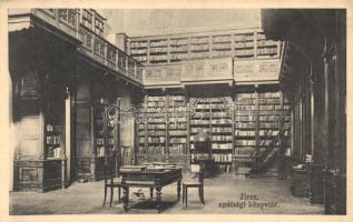 Zirc, Apátsági könyvtár, belső