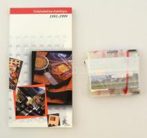 1992 25 db "Malév" telefonkártya bontatlan csomagolásban + Telefonkártya katalógus 1991-1999