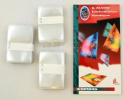 150 db telefonkártya tok + II. MATÁV telefonkártya katalógus 1996