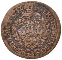 Csehország / Történelmi tartomány 1717. 1kr Ag (0,84g) + 3kr Ag "VI. Károly" (1,37g) T:2,2...