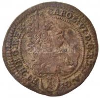 Csehország / Történelmi tartomány 1717. 1kr Ag (0,84g) + 3kr Ag "VI. Károly" (1,37g) T:2,2...