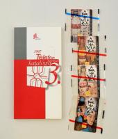 4 db különféle "Coca Cola" telefonkártya bontatlan csomagolásban + 3. Telefonkártya katalógus 1997