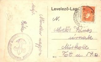 Hernádnémeti, Fő utca Hangya üzlettel. Hátoldalon "156. sz. Bors Vezér Cserkészcsapat Miskolc&q...