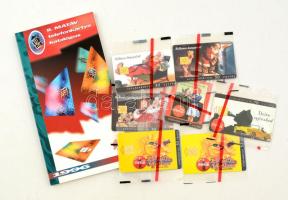 7 db "Coca Cola" telefonkártya bontatlan csomagolásban + II. MATÁV telefonkártya katalógus 1996