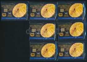 1996 Atlanta olimpiai sorozat, 7 db különféle telefonkártya bontatlan csomagolásban