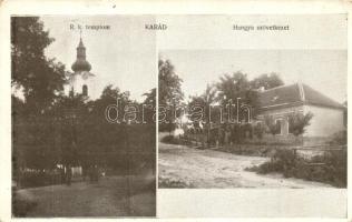 Karád, Hangya szövetkezet, Római katolikus templom  (EK)