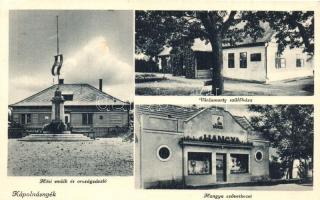 Kápolnásnyék, Vörösmarty szülőháza, Hősi emlék, országzászló, Hangya szövetkezet