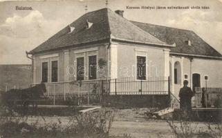 Balaton (Heves megye), Kormos Hóstyai János szövetkezeti elnök háza