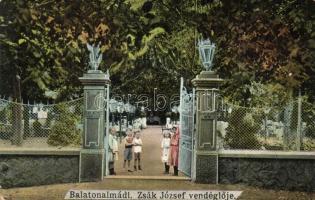 Balatonalmádi, Zsák József vendéglője  (fl)