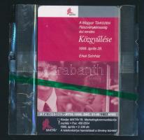 1996 "Száz forint / MATÁV Közgyűlés 1998" motívumos telefonkártya bontatlan csomagolásban
