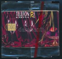 1994 "Hermann Crystal" motívumos telefonkártya bontatlan csomagolásban