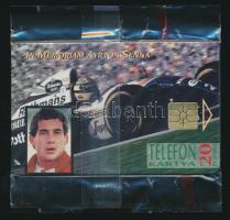 1995 Ayrton Senna motívumos telefonkártya bontatlan csomagolásban