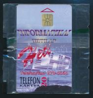 1996 "Heti Chip" motívumos telefonkártya bontatlan csomagolásban