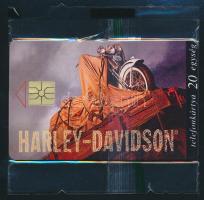 1996 "Harley Davidson" motívumos telefonkártya bontatlan csomagolásban