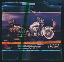1996 "Harley Davidson" motívumos telefonkártya bontatlan csomagolásban