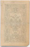 1866. 1G "STN" vízjeles T:III- szakadt sarok
Austrian Empire 1866. 1 Gulden "STN&quo...